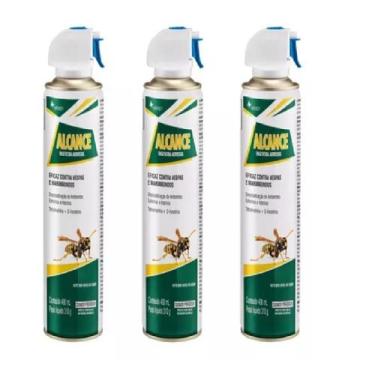 Imagem de Kit 3 Alcance Anti Vespas E Marimbondos 400 Ml Cada - Haxea