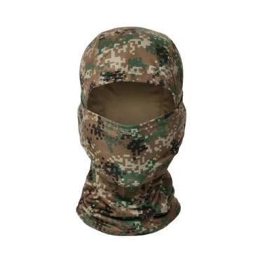 Imagem de Balaclava de Camuflagem Respirável - Protetor Solar para Homens e Mulh