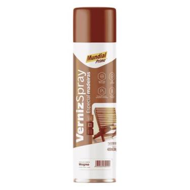 Imagem de Spray Verniz Para Madeira 400ml Mogno Mundialprime