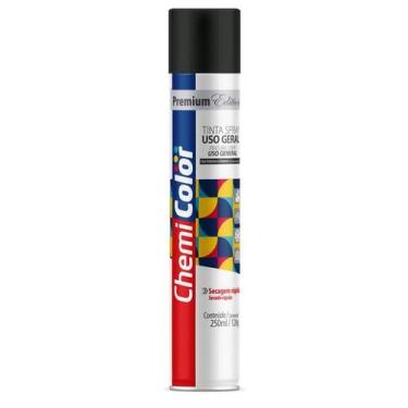 Imagem de Tinta Spray U.G Preto Brilhante 250ml 120gr Chemicolor