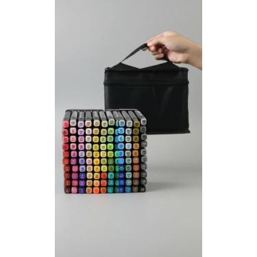 Imagem de Conjunto Marcadores Ponta Dupla 120 Cores - Congratulations Store