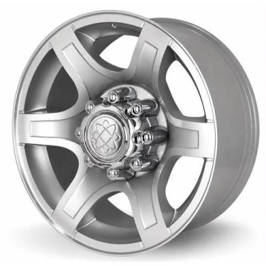 Imagem de kit 4 Rodas Aro 20x8,5 Ford F-250 XLT Volcano 8x170 Prata