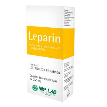 Imagem de Leparin Gelsemium Semperviresn 5CH + Associações 40 comprimidos WP LAB 40 Comprimidos