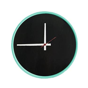 Imagem de Relógio Round Verde Mostrrador Tabaco Ponteiro Branco 50 cm