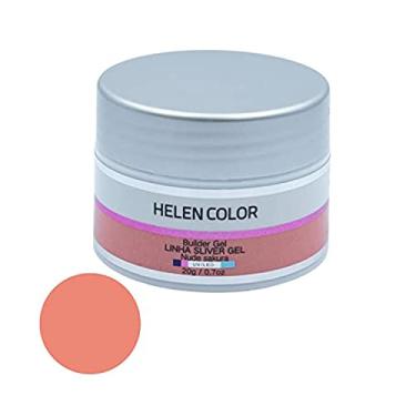 Imagem de Gel para Unhas de Gel Helen Color Silver Fibra de Vidro - Nude Sakura 20g