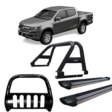 Imagem de Kit Quebra Mato + Estribo + Santo Anto Duplo S10 12/20 Preto