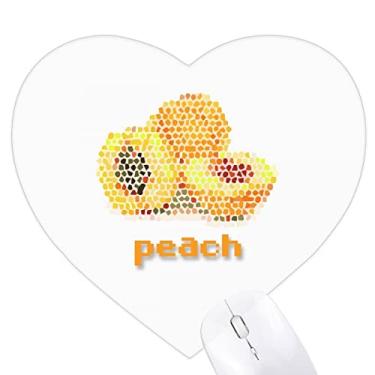 Imagem de Tapete de borracha para mosaico de carne, Art Deco, moderno, coração, Mousepad para jogos e escritório