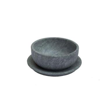 Imagem de Tigela Bowl com Prato Pedra Sabão 550ml