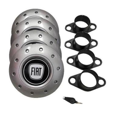 Imagem de Calotas Miollo Fiat Fiorino Aro 13 1996/2016 Amarok Prata