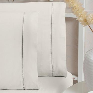 Imagem de Fronha  Avulsa 100% Algodão 400 Fios Palha