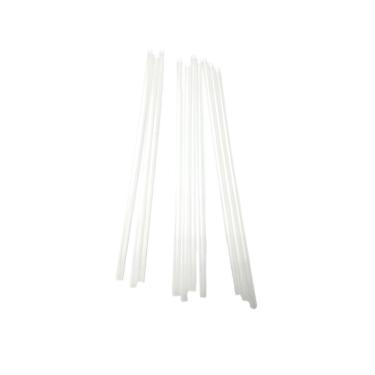 Imagem de Canudo Refrigerante Plástico Biodegradável Transparente Embalados um a um Cx c/ 3000un