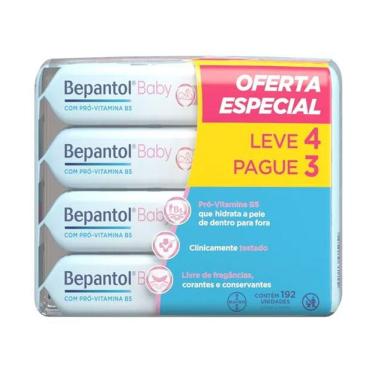 Imagem de Lenço Umedecido Bepantol Baby Leve 4 Pague 3 com 48 Unidades cada