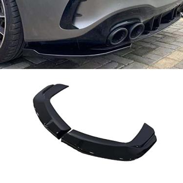 Imagem de FINMOKAL Saia lateral divisor de aba traseira ABS para Mercedes Benz W177 A35 AMG Sedan 2019 2020 2021+