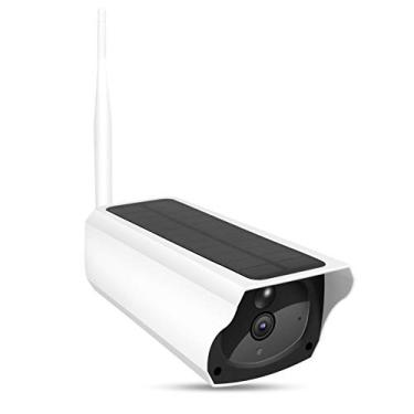 Imagem de Câmera Wi-Fi Externa, Exibição HD 1080P Câmera de Segurança Externa com Grande Angular de 105° para Casa Villa para Segurança Doméstica
