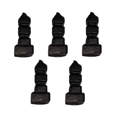 Imagem de Kit 5 Ponteiras Ponta De Lança Ferro N17 Grade Portão 09Cm