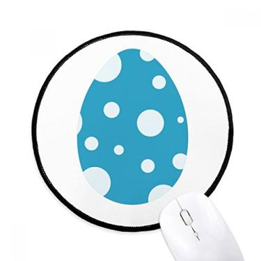 Imagem de DIYthinker Tapete redondo para computador para mesa de escritório com pontos de ovo para festival de religião de Páscoa