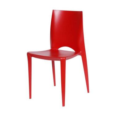 Imagem de Conjunto De Cadeiras Zoe 4 Peças Vermelho - Or Design