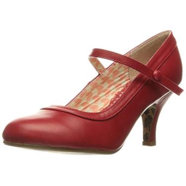 Imagem de Bettie Page Sapato feminino Bp320-Bettie, Vermelho, 7