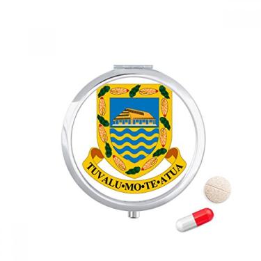 Imagem de Tuvalu – Porta-comprimidos com emblema nacional da Oceania