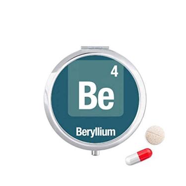 Imagem de Be Beryllium — Caixa de armazenamento de medicamentos com elemento químico