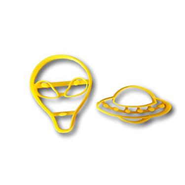 Imagem de Cortadores de biscoito Alien e UFO