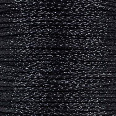 Imagem de Corda de polipropileno trançado oco em preto – 3/16 polegadas, 30 metros