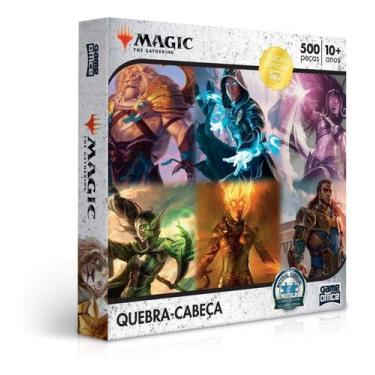 Imagem de Quebra-Cabeça Magic: The Gathering - 500 Peças - Game Office - Toyster