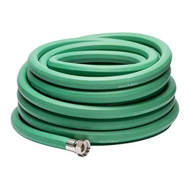 Imagem de Rain Bird Mangueira de jardim PGH50 premium, 100% borracha EDPM, hexagonal, resistente a dobras, diâmetro interno de 1,5 cm x 1,5 m de comprimento, verde