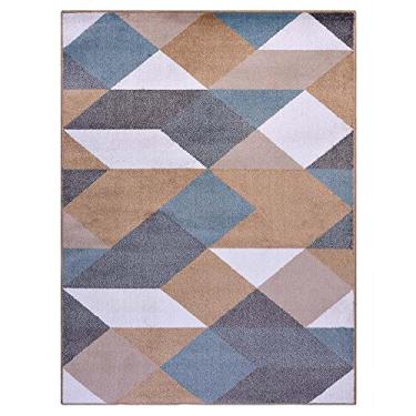 Imagem de Tapete para Sala Classic Maiorca 25 Caramelo-azul 2,00x3,00m - J Serrano