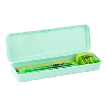 Imagem de Estojo Plastico Plus Verde Pastel, Maxcril, 10080031