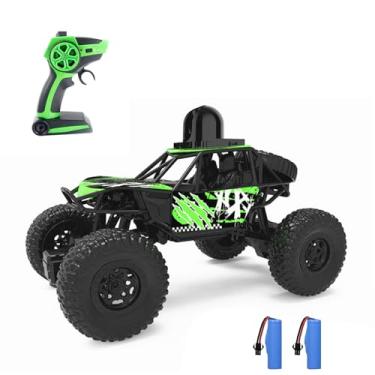 Imagem de SIMBAE carro escala 1/22 Carro de controle remoto com câmera 720P FPV 1/22 2,4 GHz Off Road Caminhões 4WD Escalada Carro Brinquedos Presentes para Crianças Adultos 2 Bateria