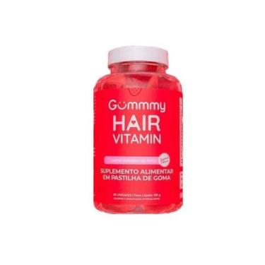 Imagem de Gummy Hair Vitamina Morango Do Amor 60 Gomas - Gummmy
