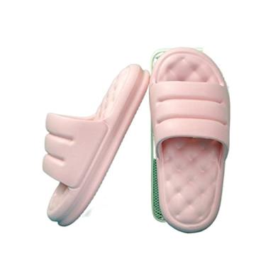 Imagem de Chinelos de tubarão moda personalidade verão senhoras modelo rosa bonito casa fundo super grosso macio sofá sandálias chinelos homens chinelos sandálias de verão (cor: cinza, tamanho: 42/43)