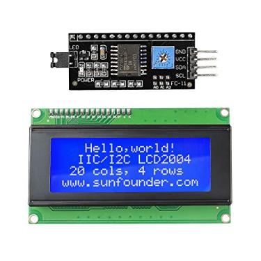 Imagem de SunFounder IIC/I2C/TWI Serial 2004/20x4 LCD Module Shield for Arduino Uno/Mega2560