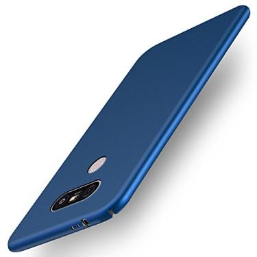 Imagem de LG G3 / LG G4 / LG G5 / LG G6 / LG Q6 / LG Q8 Capa GOGODOG Capa completa ultrafina fosca antiderrapante resistente a arranhões para LG G3 G4 G5 G6 Q6 Q8 (LG G3, azul)