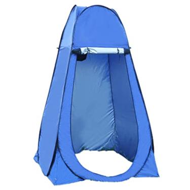 Imagem de Guarda-roupa Camarim Portátil Camping Chuveiro Tenda Dobrável Mover Zíper Provador Portátil Leve Para Exteriores Interiores armário