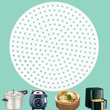 Imagem de Forro de silicone multiuso para vaporizador, fritadeira a ar, panela de pressão: forros de fritadeira a ar reutilizáveis atualizados, forro de silicone para cozimento a vapor, acessório para airfryer,