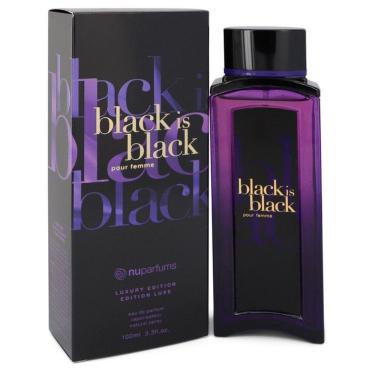 Imagem de Perfume Feminino Black Is Black Nu Parfums 100 Ml Edp