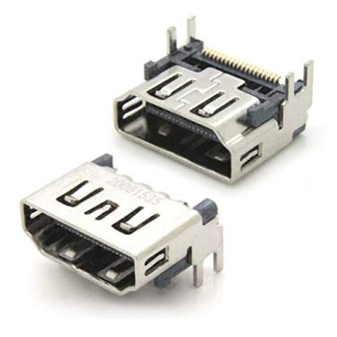 Imagem de 2 conectores de entrada HDMI de substituição para Sony Playstation 5 PS5