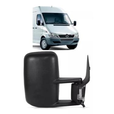 Imagem de Retrovisor Compatível com Sprinter 1997 1998 1999 2000 A 2011 Fixo Direito