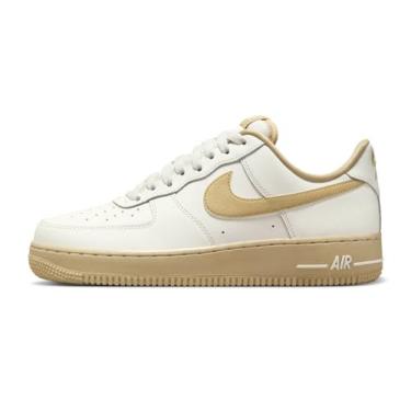 Imagem de Nike Tênis feminino Air Force 1 '07, Vela/verde vintage/gergelim, 35