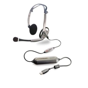 Imagem de Fone de ouvido estéreo dobrável USB DSP-400 da Plantronics