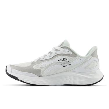 Imagem de New Balance Fresh Foam Arishi V4 Tênis de corrida feminino, Nb Branco/Prata Metálico/Preto, 10.5 Wide