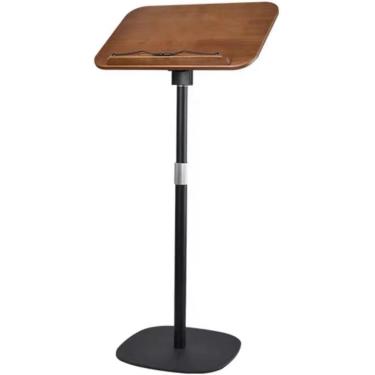 Imagem de Mesa portátil para púlpito de igreja - Púlpito de chão com superfície de leitura inclinada - Fácil montagem - Suporte de pódio de elevação, A, 19,6-51,1 pol.