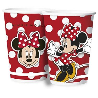 Imagem de COPO PAPEL 180 ml MINNIE MOUSE 12 un.
