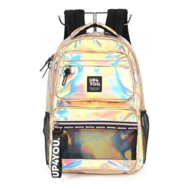 Imagem de Mochila De Costas Porta Notebook Holográfica Original Up4you - Luxcel,