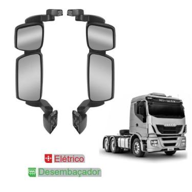 Imagem de Par Retrovisor p Iveco 9.190/11.190 c Desembaçador Elétrico - Fabbof