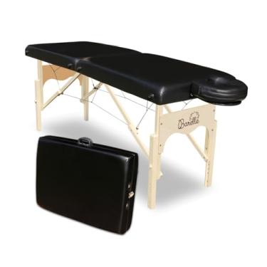 Imagem de Maca Portátil Profissional 65cm C/regulagem de Altura - 350kg - Barelle Preta