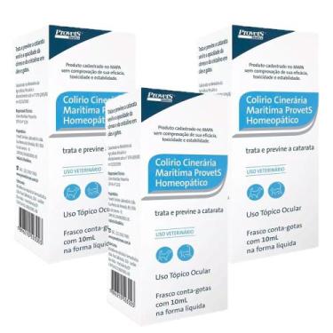 Imagem de Combo Colírio Cinerária Marítima 10ml Provets - 3 Unidades - VET VALE