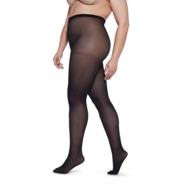 Imagem de Meia-Calça Fio 40 Loba Lupo 05837-001 Plus, Pó de arroz, XPLUS